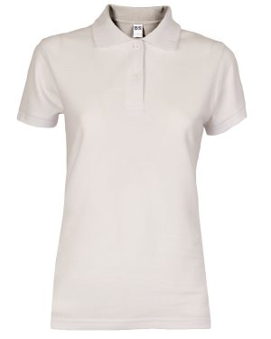 BSW201 Evolution Women BS | Polo Donna | Manica Corta | 100%Cotone - OW-off white, XL