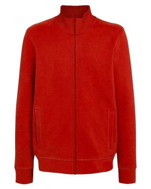 BS334 Harlem BS | Felpa Uomo | Zip Intera | 280 gr/m2 - RD-red, M