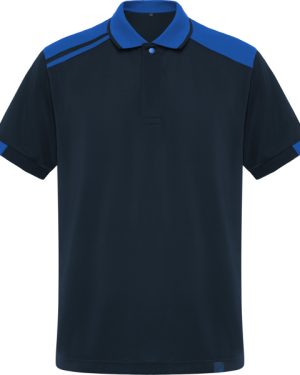 8410 Samurai Roly | Polo Uomo | Manica Corta | Tessuto Tecnico | 160gr/m2 - 5505 Blu Navy / Royal | Roly, M