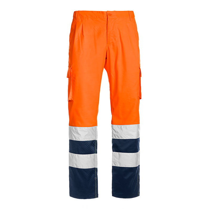 Pantalone H.V. Stretch Sottozero 1590 | Pantalone Alta Visibilità | Uomo | con Tasche | Conforme | 250 gr/m2 - immagine 2