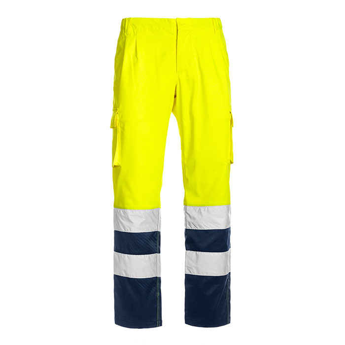 Pantalone H.V. Stretch Sottozero 1590 | Pantalone Alta Visibilità | Uomo | con Tasche | Conforme | 250 gr/m2 - immagine 3