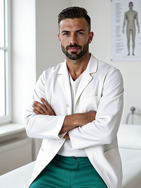 Falcon Valento | Camice Unisex (Uomo|Donna) | con Bottoni | con Tasche | 100% Cotone | 200 gr/m2