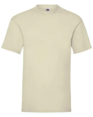 FR610360 Valueweight T Fruit Of The Loom | T-shirt Uomo | Manica Corta | 100% Cotone | 160 gr/m2 - 60-natural, L