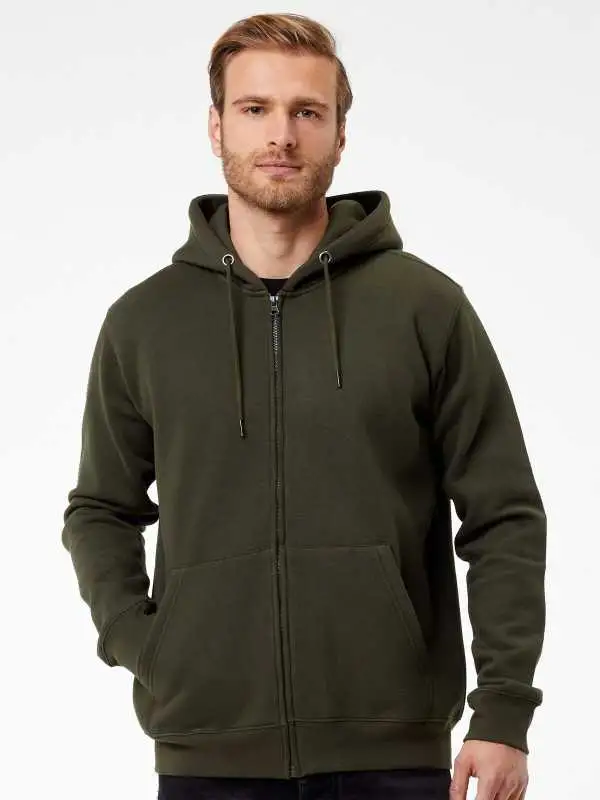 BS333 Vega Uomo Bs | Felpa Uomo con Cappuccio | con Zip | con Tasche | 280gr/m2