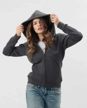 BSW333 Vega Women BS | Felpa Donna | Con Cappuccio | con Zip | con Tasche | 280 gr/m2