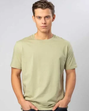 BS052 Stranger BS | T-Shirt Uomo | 100% Cotone Organico | Fit Moderno | Girocollo con Nastro di Rinforzo | Cotone Pettinato | 180 gr/m2