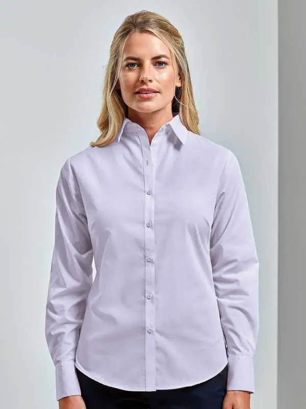 PR300 Poplin Long Sleeve Blouse Premier | Camicia Donna | Manica Lunga | 115 gr/m2