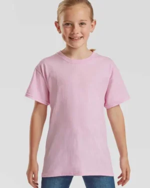 FR610330 Kids Valueweight T Fruit of The Loom | T-Shirt Bambino | Manica Corta | 100% Cotone | 160 gr/m2