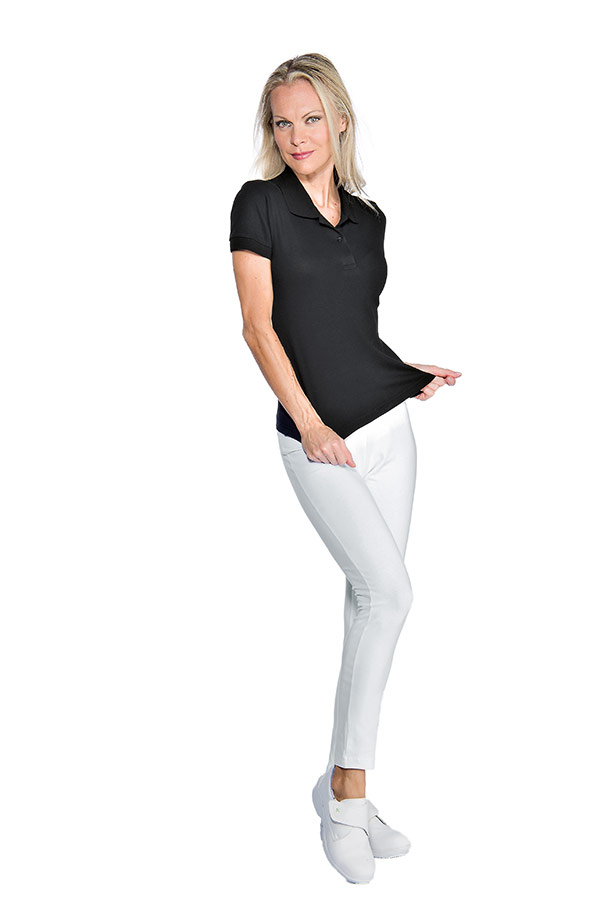Pantalone Long Leggings Isacco | Donna | 97% Cotone | Elasticizzato | Chiusura con Elastico | 180 gr/m2