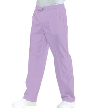 044427 Pantalone Isacco Lilla | Unisex (Uomo|Donna) | 100% Cotone | 2 Tasche Frontali + 1 Tasca Posteriore | Chiusura con Elastico e Cordino | 185 gr/m2