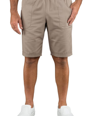044635S Pantaloncino Short Isacco Tortora | Uomo |  2 Tasche Frontali + 1 Tasca Posteriore | Chiusura con Elastico e Cordino | 195 gr/m2