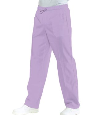 044727 Pantalone Isacco Lilla | Unisex (Uomo/Donna) | 2 Tasche Frontali + 1 Tasca Posteriore | Chiusura con Elastico e Cordino | 125 gr/m2
