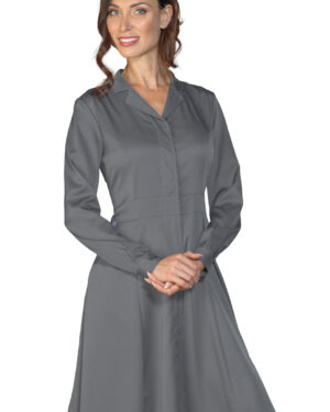 007112 Abitino Mayflower Tecnostretch Grigio Isacco | Donna | Atimacchia | Bottoni a Pressione | 145 gr/m2