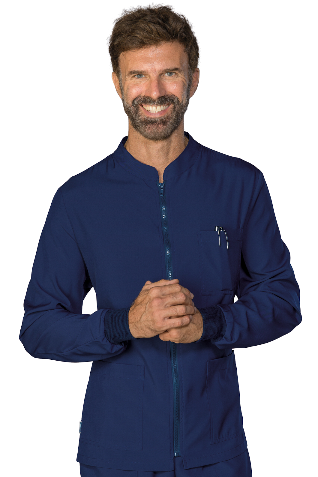 036202 Casacca Samarcanda Tecnostretch Blu Isacco | Unisex (Uomo/Donna) | Antimacchia | 145 gr/m2 - immagine 3