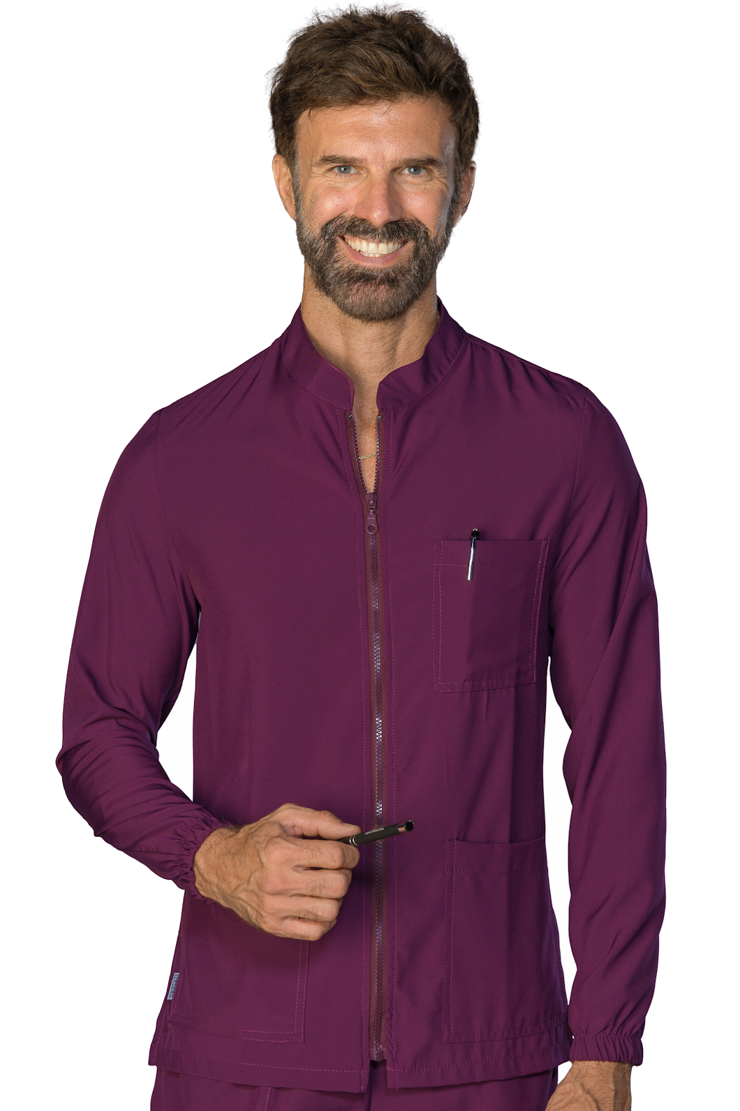 036209 Casacca Samarcanda Tecnostretch Porpora Isacco | Unisex (Uomo/Donna) | Antimacchia | 145 gr/m2