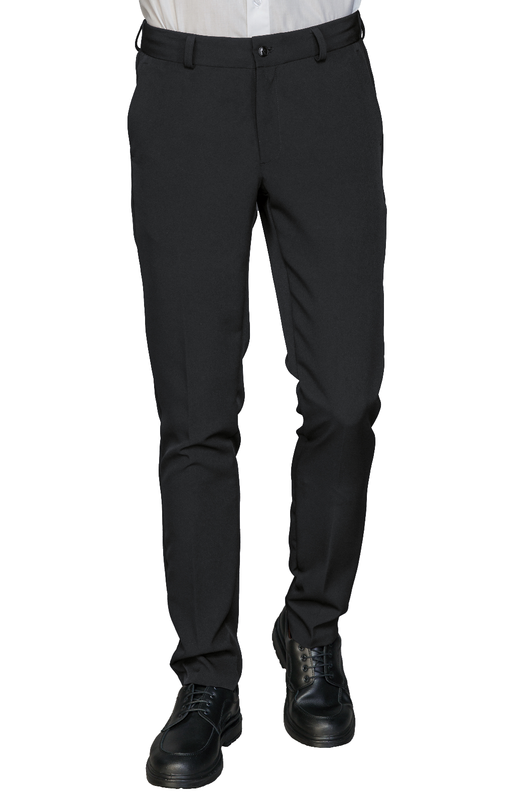063611 Pantalone Seattle Super Stretch Nero Isacco | Unisex (Uomo/Donna) | Cintura Dietro con Elastico Extra Comoda | 2 Tasche Laterali + 1 Posteriore | Chiusura con Bottone | 200 gr/m2