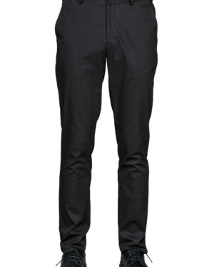063679 Pantalone Seattle Super Stretch Nero Isacco | Unisex (Uomo/Donna) | 97% Cotone | Cintura Dietro con Elastico Extra Comoda | 2 Tasche Laterali + 1 Posteriore | Chiusura con Bottone | 210 gr/m2