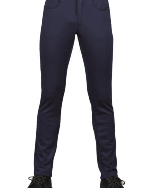 064592 Pantalone Yale Jeresey Milano Blu Isacco | Uomo | 2 Tasche frontali + 1 Posteriore | Chiusura con Elastico | 285 gr/m2